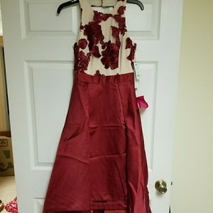 Red gown size 2